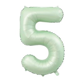 5 Rakam Adaçayı Folyo Balon 34 inç 76-82 cm