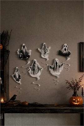 6’lı Hayalet Spiral Tavan Süsü Halloween Cadılar Bayramı Parti Dekoru