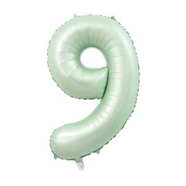 9 Rakam Adaçayı Folyo Balon 34 inç 76-82 cm