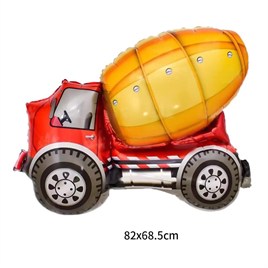 Beton Mikseri Folyo Balon 80 cm İnşaat Temalı Parti Malzemesi