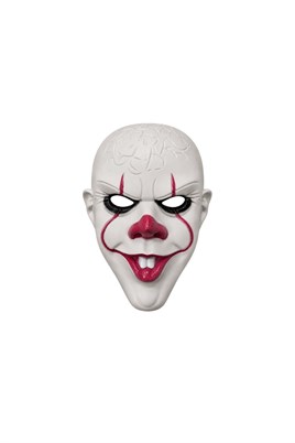 Beyaz Korku Palyaço Maskesi – Halloween Cadılar Bayramı Tam Yüz Kostüm Maskesi