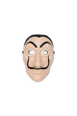 Bıyıklı Soyguncu Maskesi – Halloween Cadılar Bayramı Kostüm ve Parti Maskesi