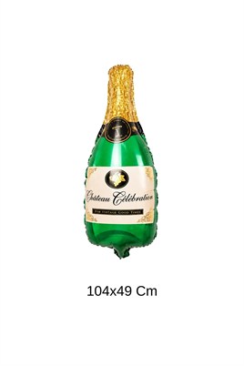 Chateau Celebration Yazılı Yeşil 104x49 Cm Büyük Boy Folyo Balon Bride To Be Bekarlığa Veda 