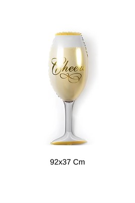 Cheers Yazılı 92X37 Cm Büyük Boy Folyo Balon Bride To Be Bekarlığa Veda