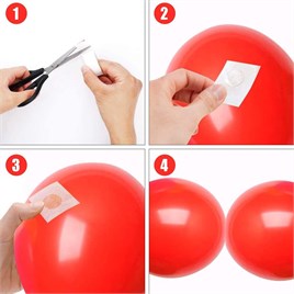 Çift Taraflı Balon Yapıştırma Bandı 100lü