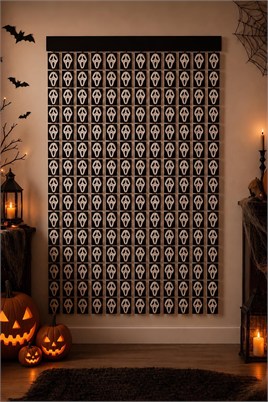 Çığlık Tasarımlı Kapı Perdesi Halloween Cadılar Bayramı Parti Malzemesi
