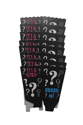 Cinsiyet Partisi Mısır Cips Kutusu 8 Adet Model 2