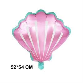 Deniz Kabuğu Folyo Balon  52*54 cm Pembe