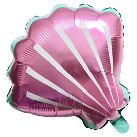 Deniz Kabuğu Folyo Balon  52*54 cm Pembe