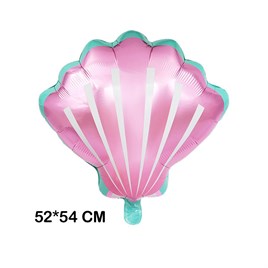 Deniz Kabuğu Folyo Balon  52*54 cm Pembe