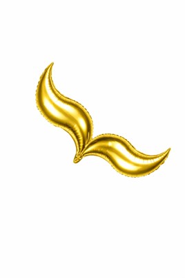 Deniz Kızı Kuyruğu Folyo Balon Gold 18 İnç (2 Adet)