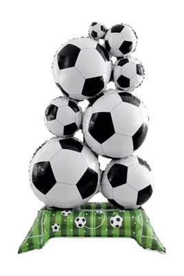 Futbol Temalı Ayakta Duran Folyo Balon 56x98 cm – Doğum Günü & Parti Süsü