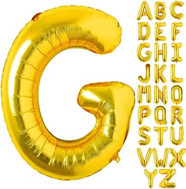 G Harf Gold Folyo Balon16 İnç 36 cm