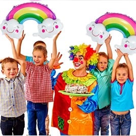 Gökkuşağı Rainbow Folyo Balon - Bebek Çocuk Parti Kutlama