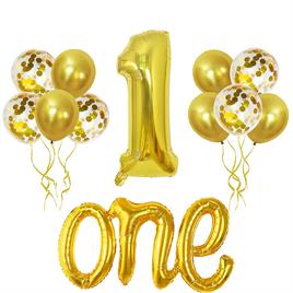 Gold 1 Yaş Doğum Günü Seti