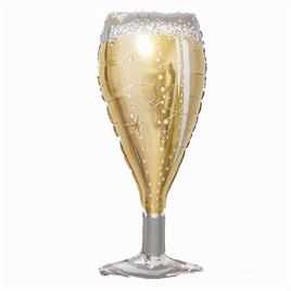 Gold 100x45 Cm Büyük Boy Şampanya Bardağı Folyo Balon Bride To Be Bekarlığa Veda Partisi