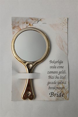 Gold Ayna Bride To Be Bekarlığa Veda Parti Aksesuarı
