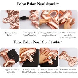 Gold Konsept 4 Yaş Doğum Günü Kutlama Seti; Beyaz Gold Konfetili Balon, Rakam Yıldız Folyo ve Banner