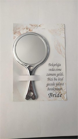 Gümüş Ayna Bride To Be Bekarlığa Veda Parti Aksesuarı