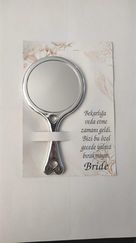 Gümüş Ayna Bride To Be Bekarlığa Veda Parti Aksesuarı