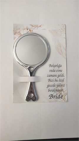 Gümüş Ayna Bride To Be Bekarlığa Veda Parti Aksesuarı