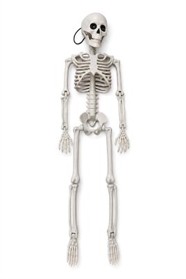 Halloween Cadılar Bayramı 60 Cm Asılabilir İskelet Dekor Süsü – Kuru Kafa Halloween Süsü