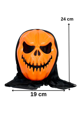 Halloween Cadılar Bayramı Astarlı Bal Kabağı Maske 