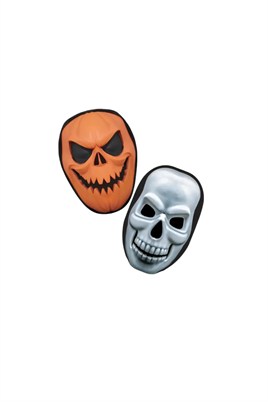 Halloween Cadılar Bayramı Balkabağı-Kurukafa Maske 2li Set