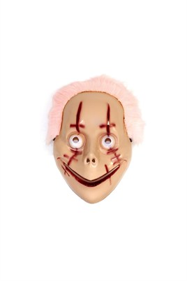 Halloween Cadılar Bayramı Halloween Pembe Saçlı Palyaço Maske
