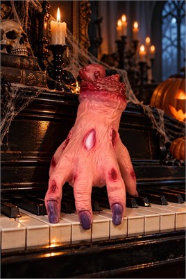 Halloween Cadılar Bayramı Hareketli Kesik El Dekoru – Korku Temalı Parti Süsü