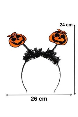 Halloween Cadılar Bayramı Kabak Gülen Surat Taç