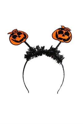 Halloween Cadılar Bayramı Kabak Gülen Surat Taç
