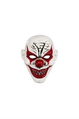 Halloween Cadılar Bayramı Kırmızı Gözlü Palyaço Maske 