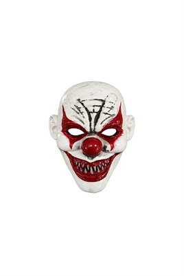 Halloween Cadılar Bayramı Kırmızı Gözlü Palyaço Maske 