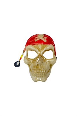 Halloween Cadılar Bayramı Kuru Kafa Korsan Maske 