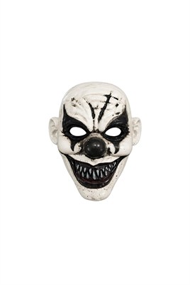 Halloween Cadılar Bayramı Siyah Gözlü Korkunç Palyaço Maske 