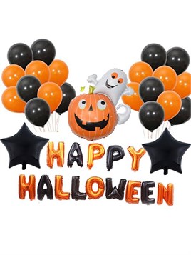 Halloween Cadılar Bayramı Temalı Balkabağı Parti Konsept Set 2 