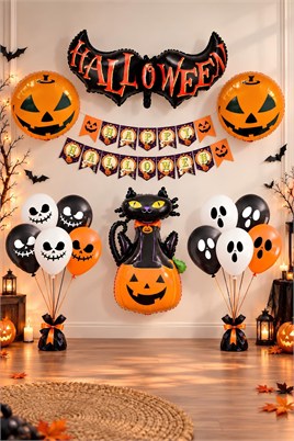 Halloween Cadılar Bayramı Temalı Halloween Parti  Set 1 