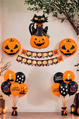 Halloween Cadılar Bayramı Temalı Halloween Parti Konsept Set 1 
