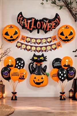 Halloween Cadılar Bayramı Temalı Halloween Parti Konsept Set 1 
