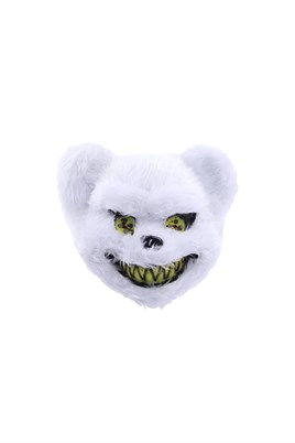 Halloween Cadılar Bayramı Tüylü Beyaz Bear Halloween Maske 