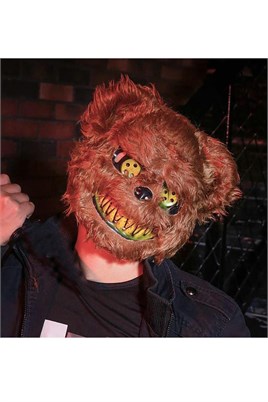 Halloween Cadılar Bayramı Tüylü Kahverengi Bear Halloween Maske 