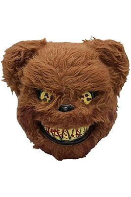 Halloween Cadılar Bayramı Tüylü Kahverengi Bear Halloween Maske 