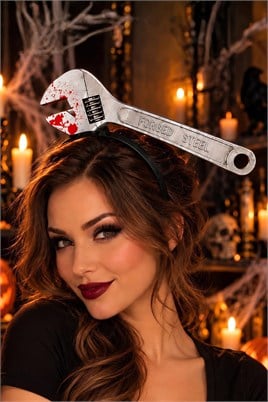 Halloween İngiliz Anahtarı Taç –  Cadılar Bayramı Saç Aksesuarı