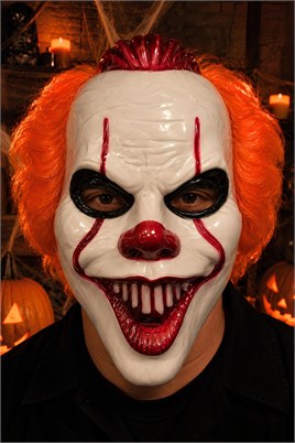 Halloween Korkunç Palyaço Maskesi – Cadılar Bayramı Parti ve Kostüm Maskesi