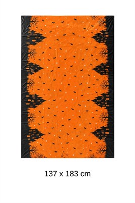 Halloween Masa Örtüsü Cadılar Bayramı Parti Malzemesi 137 Cm X 183 Cm