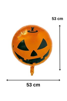 Halloween Tasarımlı 45x45 Cm Folyo Balon Halloween Cadılar Bayramı Parti Malzemesi