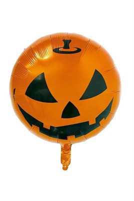 Halloween Tasarımlı 45x45 Cm Folyo Balon Halloween Cadılar Bayramı Parti Malzemesi