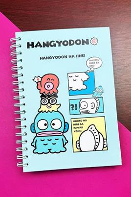 Hangyodon Tasarımlı Spiralli Stickerlı Tarihsiz Konuşan Ajanda Haftalık Planlayıcı