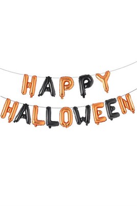 Happy Halloween Folyo Balon Set 16 inç 30 Cm